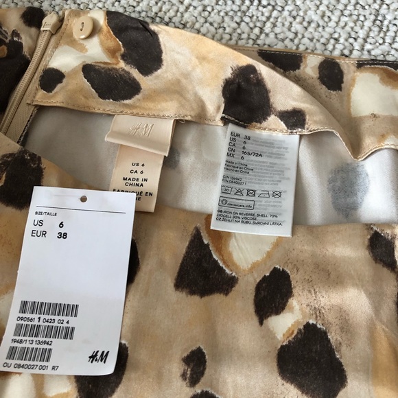 H&M - SATIN SKIRT - Picture 4 of 4